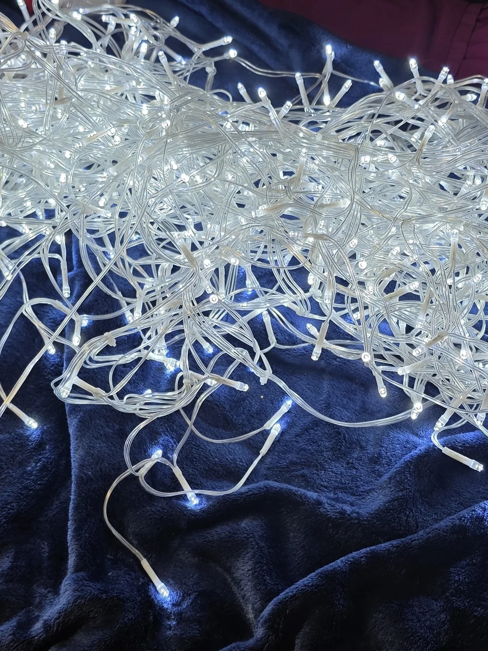 Clear White LED String Lights for Home Parties
